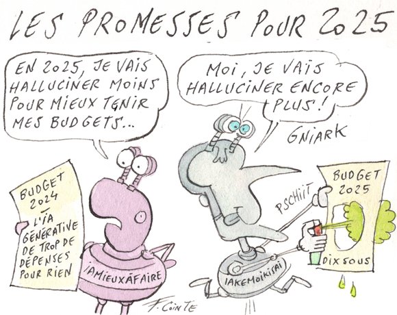 Dessin: Transformation digitale : Des délais et des budgets dépassés en 2024 